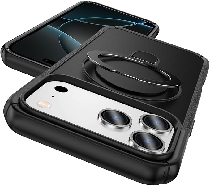 Black Phone Case Cover for iPhone 17 Pro Max