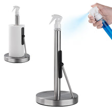 Tissue paper towel pump with soap dispenser